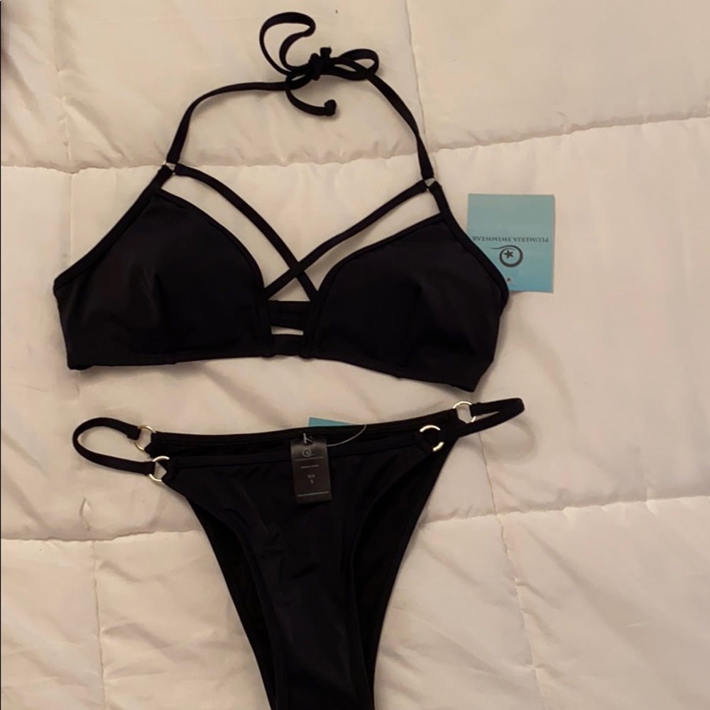 Black small swim